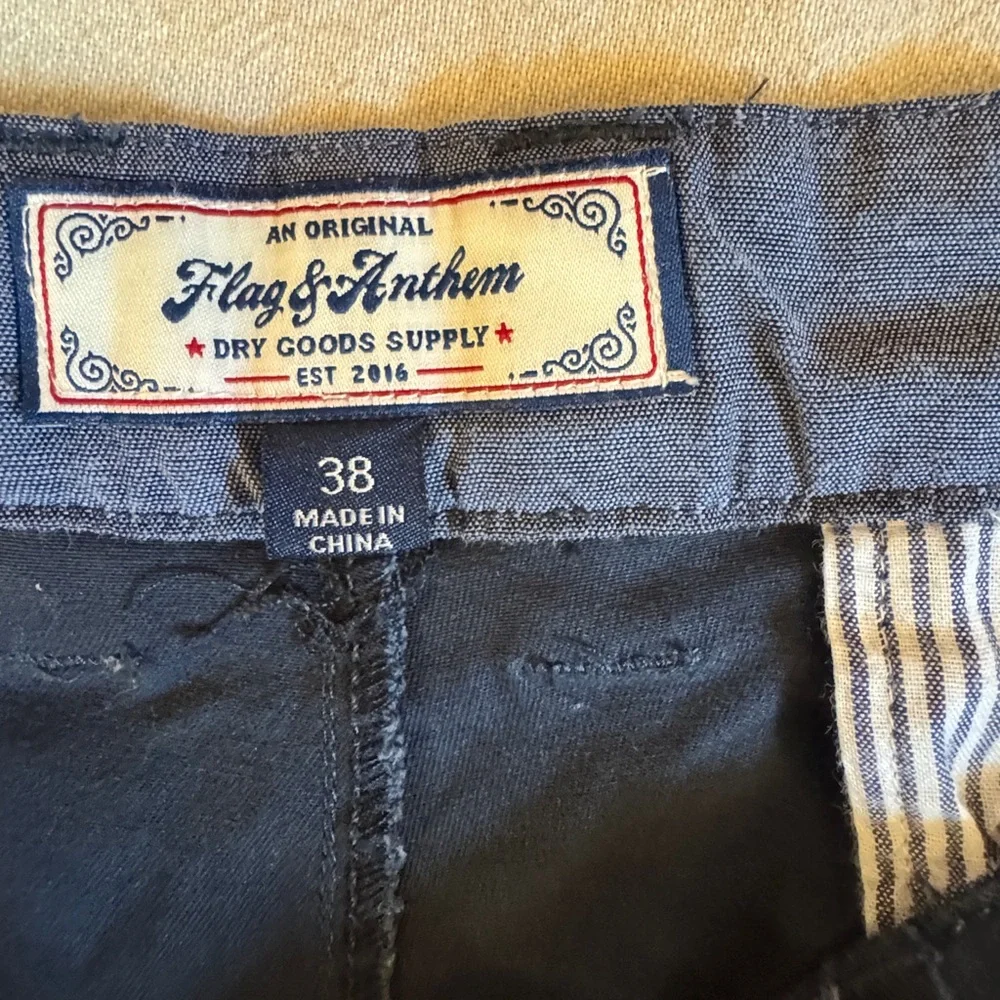 Flag & Anthem Navy Shorts - Picture 2 of 3
